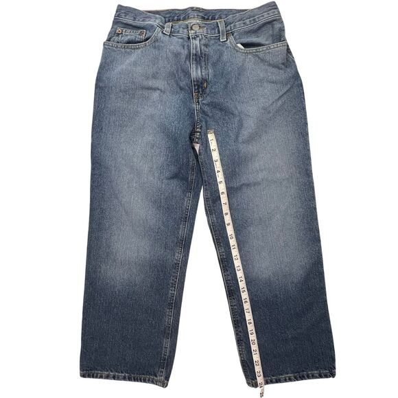 Vintage Polo Jeans Ralph Lauren Womens 10 Heritage Preppy Cropped Saturday Jeans - Picture 3 of 16